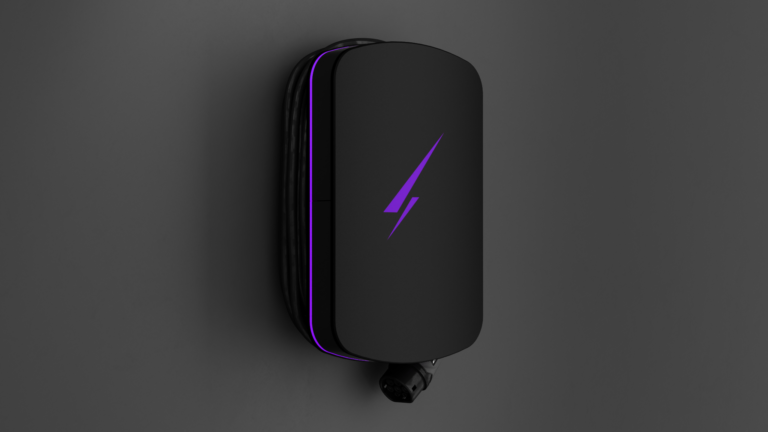 Black Hypervolt with a purple flash on front